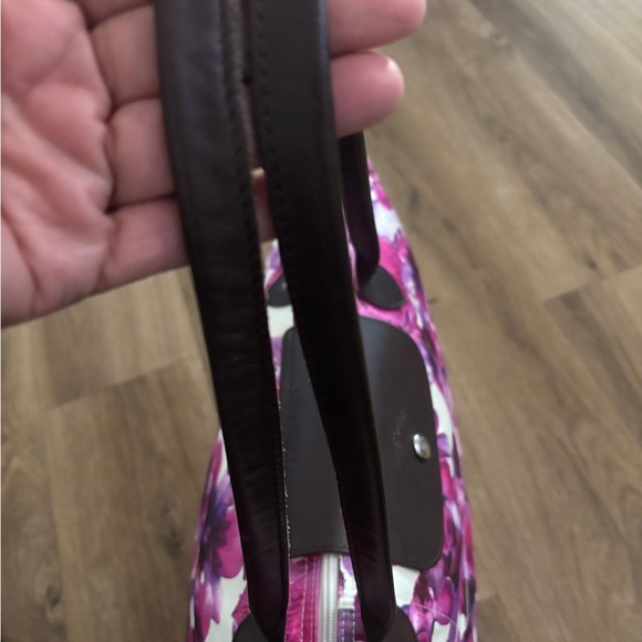 Long champ floral bag
